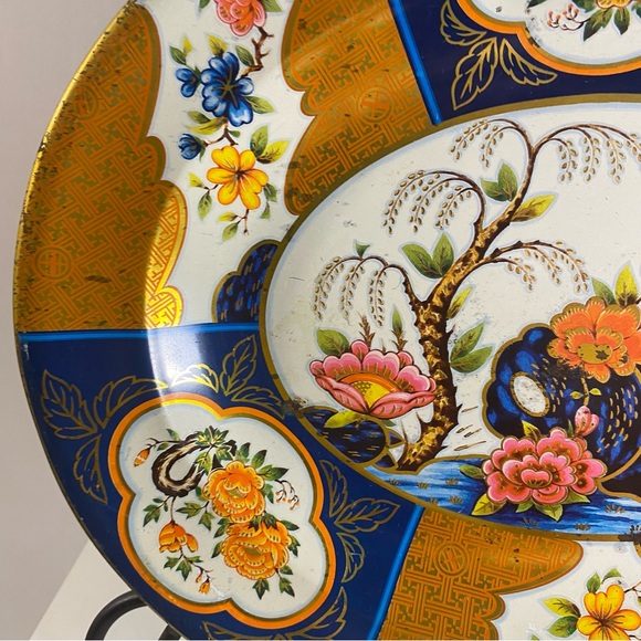 Daher Decorated Ware Oval Tin Tray Made in England - Picture 4 of 8